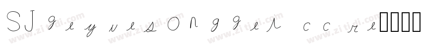 SJheyuesonghei cc re字体转换